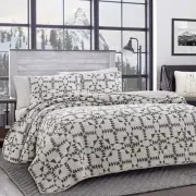 Eddie Bauer Arrowhead Quilt Set 3PC 100% Cotton Cool Lightweight Soft Breathable