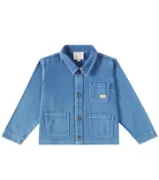 [Louise Misha] Louise Misha Raphael denim overshirt Y 8 blue