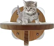 Cat Shelf for Wall,Wall Mounted Sleeping Perches for Kittens - Cat Corner Shelves, Modern Wood Climbers for Lounging, Playing, Jumping