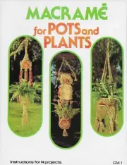 Macrame for Pots and Plants by Betty Seymour Plant Hangers Owl Pattern Book
