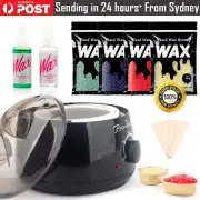 Pro Wax Pot Waxing Kit Warmer Heater Hard Wax Beans Bead Paperless Hair Removal