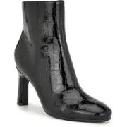 Nine West Womens Nance 9X93 Patent Solid Dressy Ankle Boots Shoes BHFO 0260