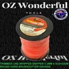 TRIMMER LINE WHIPPER SNIPPER 3.3MM x 5LB=230M ROUND CORD BRUSHCUTTER Orange