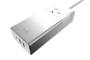 Aerocool Aluminum PowerStrip w/ 1 Outlet, 1 TypeC 5V/3.0A , 2 USB 5/2.4A Charging Port (ASA-TPS-1A3U2) HT