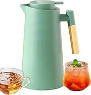 Thermal Carafe - 1000ml Glass Lined Coffee Pitcher - Tea Jug, Beverage Dispenser, Water Pitcher for Kitchen Camping Restaurant Outdoor