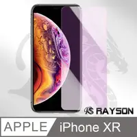 在飛比找PChome24h購物優惠-iPhone XR藍紫光高清非滿版手機9H保護貼