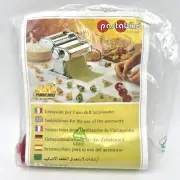 Marcato Atlas Pasta Cutter Bike Made in Italy 3 Wheels Wide Cut Lasagna Ravioli