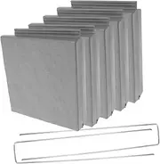 Abaodam 5pcs Faux Stone Effect Garden Border Edging Kit Plastic Landscape Edging with Spikes for DIY Lawn Flower Beds and Outdoor Spaces Easy to Install Versatile Design