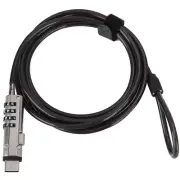Laptop Cable Locks Combination Lock 4 Digital Password Lock for USB Devices