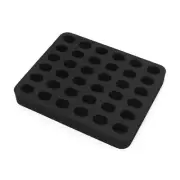 Fits Shopkins Hatchimals Tray Black Foam 7.1" x 8.6" x 1" Toy Figure Organizer