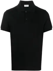 [Saint Laurent Paris] Saint Laurent Paris-Polo In Cotone PiquÉ Con Ricamo Cassandre-Uomo S