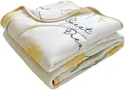 JSEIAJB Latex Cool Feeling Silk Comforter Ice Cream Cool Air Conditioner Comforter(200 * 230cm)
