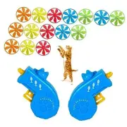 17Pcs Cat Fetch Toy, Kitten Interactive Tracking Toys with 15Pcs Colorful