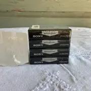 Sony DVC 4-Pack Mini DV Premium 60min Digital Video Cassette Tapes **NEW SEALED!