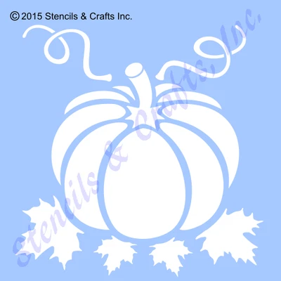 8" PUMPKIN STENCIL LEAF HARVEST PATTERN TEMPLATE PAINT ART STENCILS CRAFT NEW