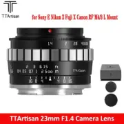 TTartisan 23mm F1.4 APS-C Manual Lens for Fuji X Sony E Canon RF Z M43 L Mount