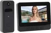 Ring Doorbell with 170° Camera, Video Doorbell Wireless IP65, Camera Doorbell System - 4.3in HD Screen, HiFi Mic, Day/Night Camera