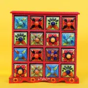 Small chest of drawers, Trinket box, Ring box, Handmade wooden pill box, Drawer