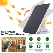5W Solar Panel for Wireless Security Camera Rechargeable Battery Powered Camera