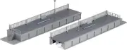 KATO N Scale Model Railway Structure 23-180 opposing type station platform