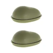 2x Avanti Plastic Avocado Saver Kitchen Storage Container Fresh Fruit Keeper GRN