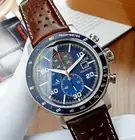 Citizen CA0648-09L Brycen Blue Leather Band Eco-Drive Men's Watch