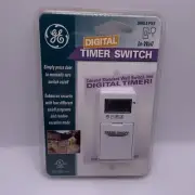 GE Digital In-Wall Timer Switch Single Pole - NEW