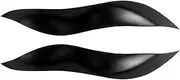 mknvu Headlight Eyelids Eyebrow Cover Trim,Fit For Smart, W450 2003-2006 Head Light Lamp Headlight Eyebrow Strips