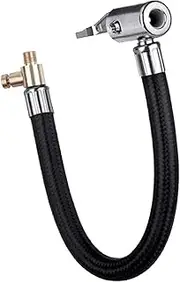 Car Tire Air Inflator Hose Pump Extension Adapter 30cm Deflated