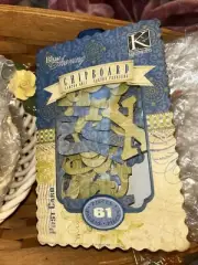 Chipboard Letters And Extra Pieces
