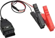 Saver for Car Battery - 2 Clip Car Battery Saver Cable | Battery Connector, Automotive Battery Change Saver, Battery Leakage Detective Kit for Car Battery Replacement