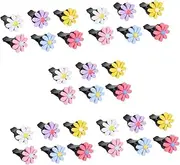 ibasenice 30 Sets Car Air Freshener Clip Fragrance Diffuser Aromatherapy Decor Mini Daisy Perfume Vent Outlet Accessory