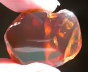 Water Bubble Enhydro with Moving Air in Burmite Amber Fossil from Dinosaur Age