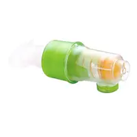 在飛比找PChome24h購物優惠-Bravo舒呼樂 呼吸訓練器 一般訓練款(青草綠) 吸吐二合