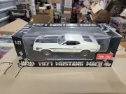 Sun Star Diecast 1971 Ford Mustang Mach I 351 Ram Air White 1:18 Model RARE!!!!