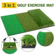 3in1 Portable Golf Mat Practice Mat Outdoor Training Mat Hitting Mat Driving Pad