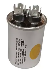 Run Capacitor, Round, 7.5 Mfd., 370 Volt, CR7.5X370R
