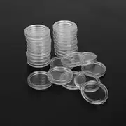 100Pcs Coin Capsules, 19mm Coin Holders Coin Storage Case for Coin Collection