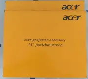 ACER Projector Accessory - 15 inch Portable Screen