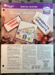 The Needlecraft Shop. Special Honors. Money Holders. Plastic Canvas