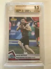 2018 Panini Instant #6 NFL Combine BAKER MAYFIELD Rookie # 467 Print Run BGS 9.5