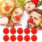 Make Up Sponge Ball Red Clown Noses Halloween Christmas Circus Cosplay Noses