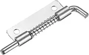 uxcell 5pcs Carbon Steel Lock Bolt Spring Loaded Pin Latch 93mm Long (Right)