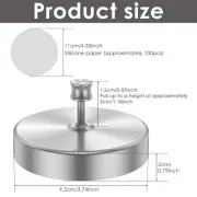 Burger Press with 100 Patty Papers Stainless Steel Hamburger Patty Maker fijCV