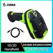 Zebra DS3608-ER20003VZWW 1D 2D Ultra-Rugged USB Handheld Corded Barcode Scanner