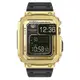 AmBand Apple Watch 專用保護殼 ❘ 金色軍規級鋼殼 X TPU 錶帶 ❘ 45mm - Apple Watch 8 / 7
