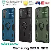 Samsung Galaxy S22 Ultra S21 Plus Nillkin Camshield Armor Shockproof Tough Case