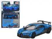 1/64 TSM MINI GT Bugatti Chiron Pur Sport Diecast Model Car Blue MGT00379
