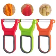 3 Stainless Steel Vegetable & Fruit Peeler Set - Sharp Swivel Blade for Potatoes
