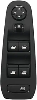 Car Main Driver Electric Window Control Panel Switch Compatible for Peugeot
